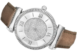  Shop Authentic Michael Kors Caitlin Quartz Silver Dial Gray Leather Strap Watch For Women - MK2377 - Luxxuri