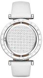  Shop Authentic Michael Kors Averi Silver Dial White Leather Strap Watch for Women - MK2524 - Luxxuri