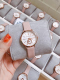  Shop Authentic Michael Kors Petite Portia Silver Dial Pink Rubber Strap Watch For Women - MK2735 - Luxxuri