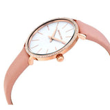  Shop Authentic Michael Kors Pyper Analog White Dial Pink Leather Strap Watch For Women - MK2803 - Luxxuri