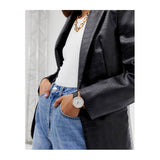  Shop Authentic Michael Kors Pyper Quartz White Dial Black Leather Strap Watch For Women - MK2834 - Luxxuri