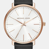  Shop Authentic Michael Kors Pyper Quartz White Dial Black Leather Strap Watch For Women - MK2834 - Luxxuri