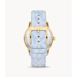  Shop Authentic Michael Kors Tibby Multifunction White Dial Blue Leather Strap Watch For Women - MK2965 - Luxxuri