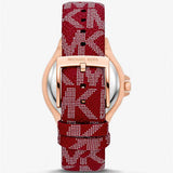  Shop Authentic Michael Kors Tibby Multifunction Silver Dial Red Leather Strap Watch For Women - MK2975 - Luxxuri