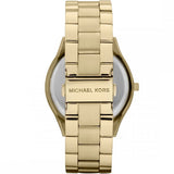  Shop Authentic Michael Kors Slim Runway Gold Dial Gold Stainless Steel Strap Watch for Women - MK3179 - Luxxuri
