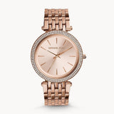  Shop Authentic Michael Kors Darci Rose Gold Dial with Diamonds Rose Gold Stainless Steel Strap Watch for Women - MK3192 - Luxxuri