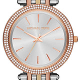 Shop Authentic Michael Kors Darci Silver Dial Two Tone Stainless Steel Strap Watch for Women - MK3203 - Luxxuri