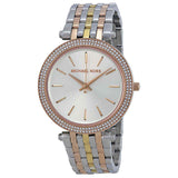  Shop Authentic Michael Kors Darci Silver Dial Two Tone Stainless Steel Strap Watch for Women - MK3203 - Luxxuri