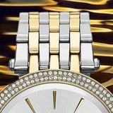  Shop Authentic Michael Kors Darci Silver Dial Two Tone Stainless Steel Strap Watch for Women - MK3215 - Luxxuri