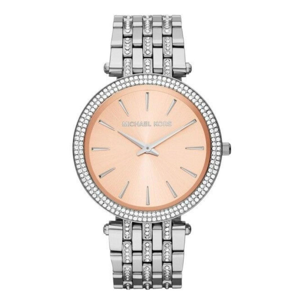  Shop Authentic Michael Kors Darci Orange Dial Silver Stainless Steel Strap Watch for Women - MK3218 - Luxxuri