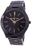  Shop Authentic Michael Kors Slim Runway Black Dial Black Stainless Steel Strap Watch for Women - MK3221 - Luxxuri