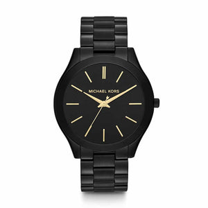  Shop Authentic Michael Kors Slim Runway Black Dial Black Stainless Steel Strap Watch for Women - MK3221 - Luxxuri