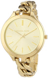  Shop Authentic Michael Kors Runway Gold Dial Gold Steel Strap Watch for Women - MK3222 - Luxxuri