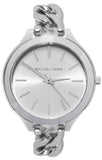  Shop Authentic Michael Kors Slim Runway Silver Dial Silver Steel Strap Watch for Women - MK3279 - Luxxuri