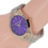  Shop Authentic Michael Kors Slim Runway Purple Dial Rose Gold Steel Strap Watch for Women - MK3293 - Luxxuri