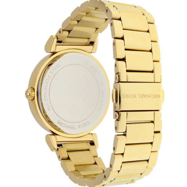  Shop Authentic Michael Kors Catlin Mother of Pearl Dial Gold Steel Strap Watch for Women - MK3332 - Luxxuri