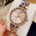 Michael Kors Darci Rose Gold Dial Rose Gold Stainless Steel Strap Watch for Women - MK3366