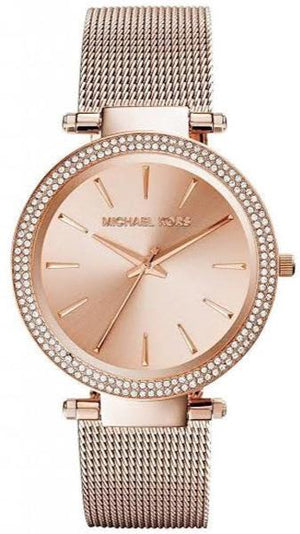  Shop Authentic Michael Kors Darci Rose Gold Dial Rose Gold Mesh Bracelet Watch for Women - MK3369 - Luxxuri