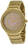  Shop Authentic Michael Kors Kerry Mother of Pearl Dial Gold Steel Strap Watch for Women - MK3396 - Luxxuri