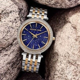  Shop Authentic Michael Kors Darci Quartz Blue Dial Two Tone Steel Strap Watch For Women - MK3401 - Luxxuri