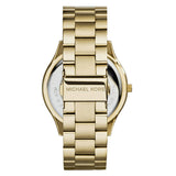  Shop Authentic Michael Kors Slim Runway Green Dial Gold Steel Strap Watch for Women - MK3435 - Luxxuri