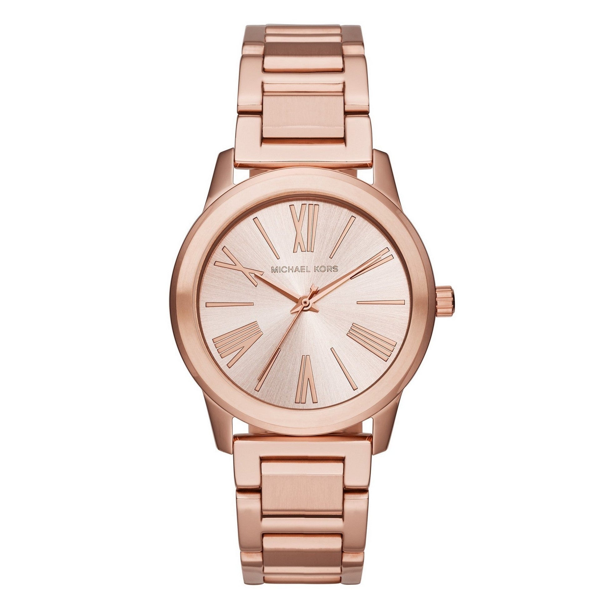  Shop Authentic Michael Kors Hartman Rose Gold Dial Rose Gold Steel Strap Watch For Women - MK3491 - Luxxuri