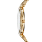  Shop Authentic Michael Kors Darci Analog Mother of Pearl Green Dial Gold Steel Strap Watch For Women - MK3498 - Luxxuri
