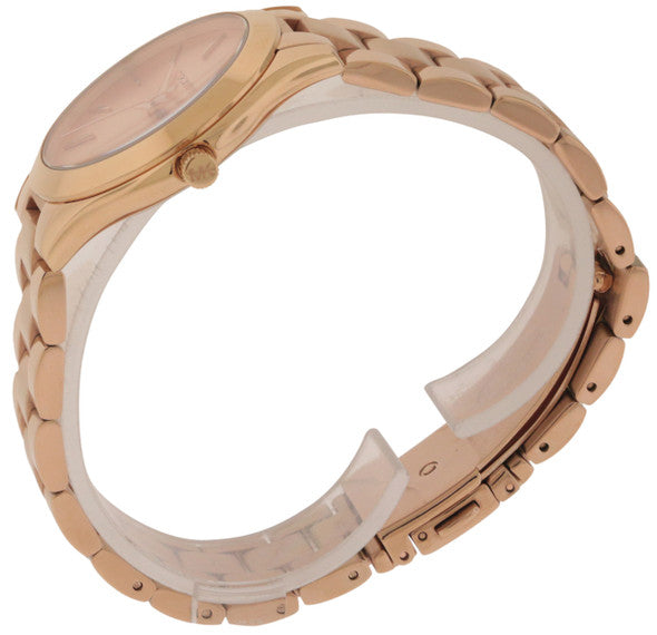  Shop Authentic Michael Kors Abbey Three-Hand Analog Crystals Rose Gold Dial Rose Gold Steel Strap Watch for Women - MK4617 - Luxxuri