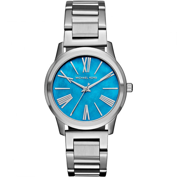  Shop Authentic Michael Kors Hartman Quartz Blue Dial Silver Steel Strap Watch For Women - MK3519 - Luxxuri
