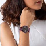  Shop Authentic Michael Kors Darci Black Dial Purple Steel Strap Watch for Women - MK3554 - Luxxuri