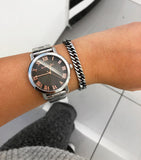  Shop Authentic Michael Kors Norie Grey Dial Silver Stainless Steel Strap Watch for Women - MK3559 - Luxxuri
