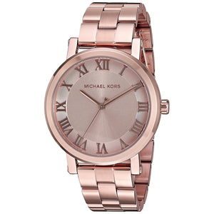  Shop Authentic Michael Kors Norie Rose Gold Dial Rose Gold Steel Strap Watch for Women - MK3561 - Luxxuri