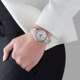 Shop Authentic Michael Kors Cinthia White Mother of Pearl Dial Silver Steel Strap Watch for Women for Women - MK3641 - Luxxuri
