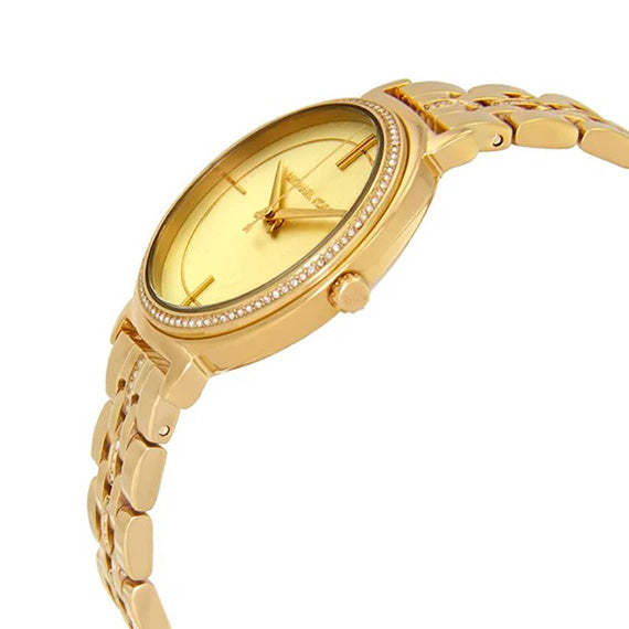  Shop Authentic Michael Kors Cinthia Quartz Gold Dial Gold Steel Strap Watch For Women - MK3681 - Luxxuri