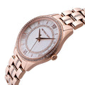  Shop Authentic Michael Kors Lauryn Mother of Pearl Dial Rose Gold Steel Strap Watch for Women - MK3716 - Luxxuri