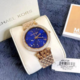  Shop Authentic Michael Kors Darci Blue Dial Rose Gold Steel Strap Watch for Women - MK3728 - Luxxuri