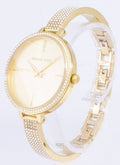  Shop Authentic Michael Kors Jaryn Quartz Gold Dial Gold Steel Strap Watch For Women - MK3784 - Luxxuri