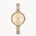  Shop Authentic Michael Kors Jaryn Quartz Gold Dial Gold Steel Strap Watch For Women - MK3784 - Luxxuri