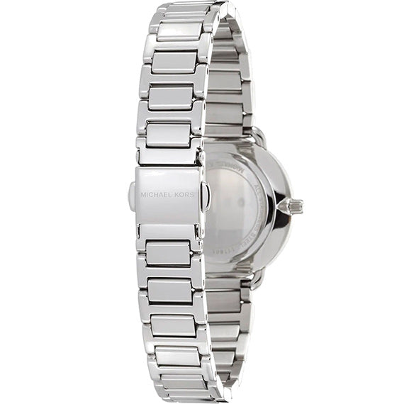  Shop Authentic Michael Kors Portia Quartz Silver Dial Silver Steel Strap Watch For Women - MK3837 - Luxxuri