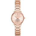  Shop Authentic Michael Kors Portia Analog Quartz Rose Gold Dial Rose Gold Steel Strap Watch For Women - MK3839 - Luxxuri