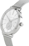  Shop Authentic Michael Kors Portia Silver Dial Silver Mesh Bracelet Watch for Women - MK3843 - Luxxuri