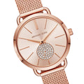  Shop Authentic Michael Kors Portia Rose Gold Dial Rose Gold Mesh Bracelet Watch for Women - MK3845 - Luxxuri