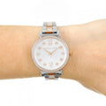  Shop Authentic Michael Kors Sophie Chronograph Silver Dial Two Tone Steel Strap Watch For Women - MK3880 - Luxxuri