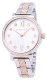  Shop Authentic Michael Kors Sophie Chronograph Silver Dial Two Tone Steel Strap Watch For Women - MK3880 - Luxxuri