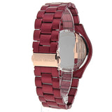  Shop Authentic Michael Kors Slim Runway Red Dial Red Steel Strap Watch For Women - MK3895 - Luxxuri