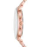  Shop Authentic Michael Kors Pyper Three-Hand Rose Gold Dial Rose Gold Steel Strap Watch For Women - MK3897 - Luxxuri
