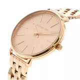  Shop Authentic Michael Kors Pyper Three-Hand Rose Gold Dial Rose Gold Steel Strap Watch For Women - MK3897 - Luxxuri
