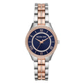  Shop Authentic Michael Kors Lauryn Quartz Blue Dial Two Tone Steel Strap Watch For Women - MK3929 - Luxxuri