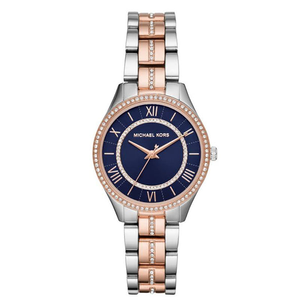  Shop Authentic Michael Kors Lauryn Quartz Blue Dial Two Tone Steel Strap Watch For Women - MK3929 - Luxxuri