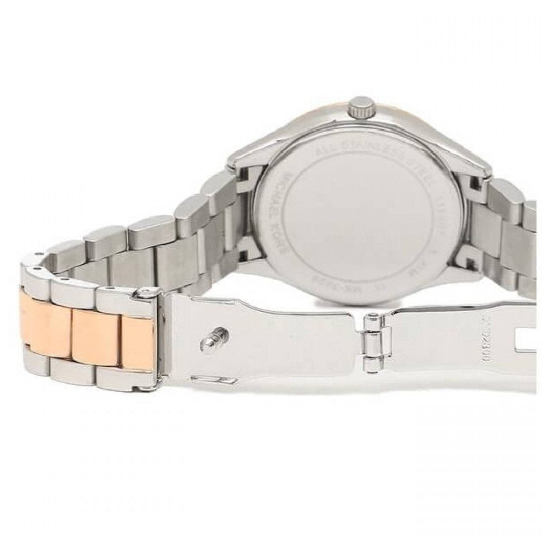  Shop Authentic Michael Kors Lauryn Quartz Blue Dial Two Tone Steel Strap Watch For Women - MK3929 - Luxxuri